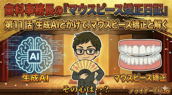 第11話 生成AIとかけて、マウスピース矯正と解く